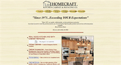 Desktop Screenshot of homecraftcabinets.com