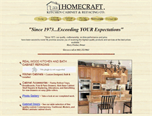 Tablet Screenshot of homecraftcabinets.com